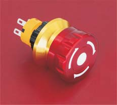 تبديل زر الطوارئ المعدني 16MM